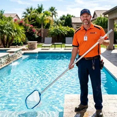 Limpieza de fondo de piscina